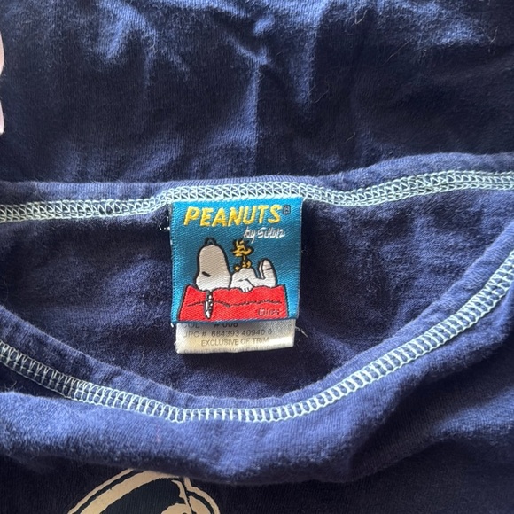 Peanuts Blue Snoopy Short Sleeve Tee - Picture 3 of 4